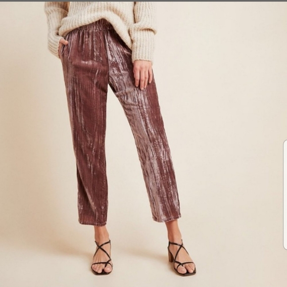 Anthropologie Pants - Anthropologie Tina + Jo Velvet Trousers Pants